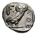 Athénská tetradrachma, 449–404 př. n. l., 17 g stříbra