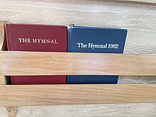 The Hymnal 1940 (left) and The Hymnal 1982 The Hymnal 1940 and The Hymnal 1982.jpg