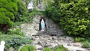 The Shrine to Our Lady of Lourdes and Saint Bernadette, Carfin Grotto The Shrine to Our Lady of Lourdes and Saint Bernadette, Carfin Grotto, North Lanarkshire.jpg