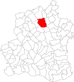 Location of Trivalea-Moșteni