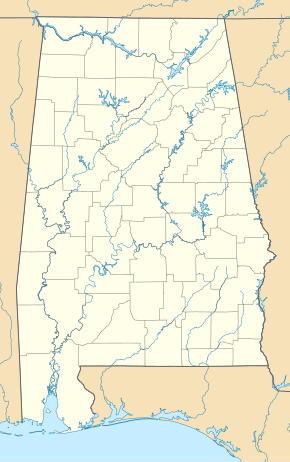 Excel, Alabama xaritada
