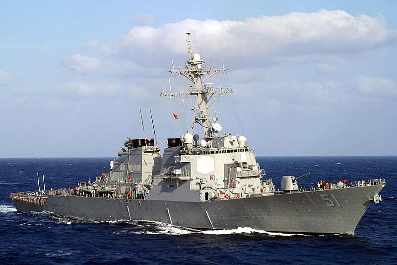 File:USS Arleigh Burke (DDG 51) steams through the Mediterranean Sea.jpg