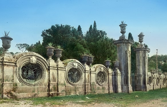 Gate and garden wall, Villa Aldobrandini, Frascati, 1693