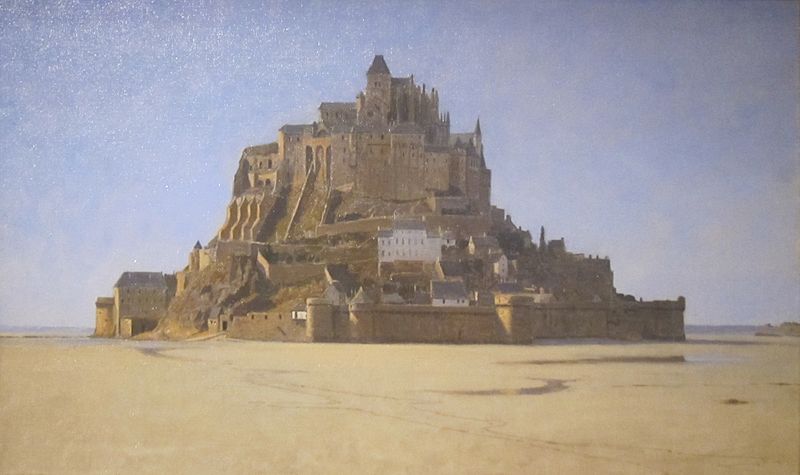 File:'Mont-Saint-Michel' by William Stanley Haseltine, 1868.JPG