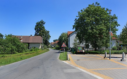 Čistá : centre du village.