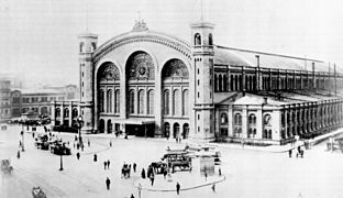 Stettiner Bahnhof about 1875.