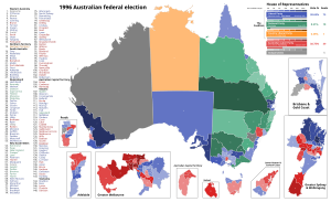 Elecciones federales de Australia de 1996