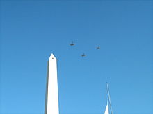Overflying the Obelisk of Buenos Aires during the Argentina Bicentennial A-4AR obelisco2.jpg