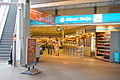 An "AH to go" convenience store at Amsterdam Bijlmer ArenA station