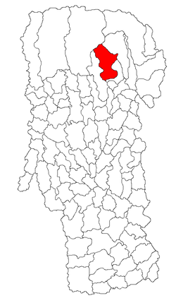 Location of Albeştii de Muscel