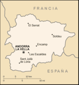 Mapa d'Andorra