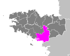 Lag vum Arrondissement Vannes an der Bretagne
