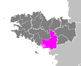 Arrondissement di Vannes – Localizzazione