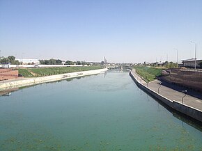 Badam Nehri, Çimkent — Kaynak, — Ağız, Kazakistan