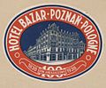 100-lecie hotelu Bazar w 1938 (ze zbiorów Archiwum Państwowego w Poznaniu)