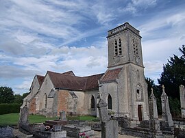The church in Blaincourt-sur-Aube