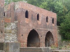 The original blast furnaces at Blists Hill in Madeley, England Blast Furnaces at Blists Hill.jpg