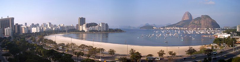 Vista 180º Enseada de Botafogo.