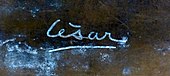 signature de César