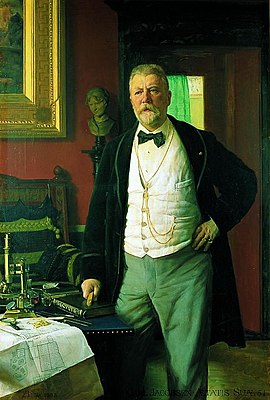 Портрет работы Августа Йерндорфа, 1893