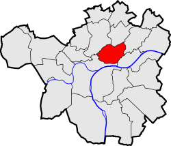 Location of Bouge in Namur