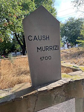Caush Murrizi (27/05/1700 - 28/05/1781) Krijusi i Fshatit Shenepremte; Kujtim nga pasardhesit