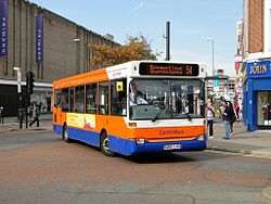 Centrebus bus 527 (R460 LGH), 1 October 2011.jpg