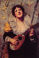 La tocadora de la mandolina (1878)