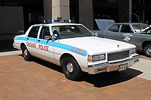 A third generation Caprice 9C1 used by the Chicago Police Department Chicago Illinois Police Chevrolet Caprice (35346163252).jpg