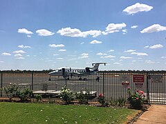 Beechcraft 1900D of Air Link parked on the apron at Cobar airport