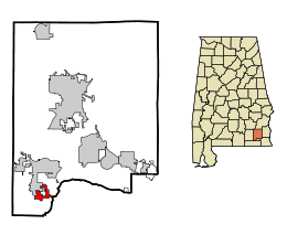 Clayhatchee (Alabama) - Localizazion