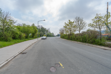 Dieses Foto zeigt die Dr.-Arnheim-Straße, benannt nach Fischel Arnheim