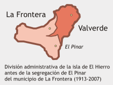 Conceyos d'El Hierro antes de la segregación