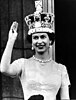 Queen Elizabeth II at her coronation