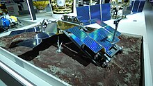 ExoMars rover at MAKS-2021 ExoMars mission layout on MASK-2021 airshow.jpg