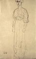Gustav Klimt. Estudo para o retrato da senhora Wittgenstein, 1904-1905.