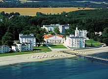 The Grand Hotel Heiligendamm, built as a seaside resort between 1793 and 1870 Heiligendamm (11853140905).jpg