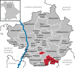 Igensdorf - Localizazion