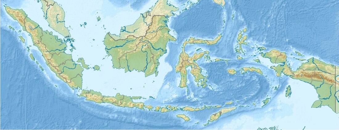 Danh sách di sản thế giới tại Indonesia trên bản đồ Indonesia