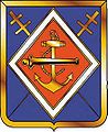 Insigne du 1er régiment d'artillerie de marine.