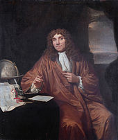 Antonie van Leeuwenhoek, the father of microbiology, cell biology and bacteriology. Jan Verkolje - Antonie van Leeuwenhoek.jpg