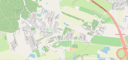 OpenStreetMap plan of the village