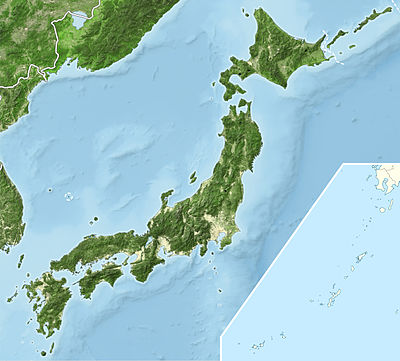 Location map ਜਾਪਾਨ