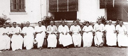 1st cabinet ministry of Kerala led by E. M. S. Namboodiripad (1957) Kerala Council of Ministers 1957 EMS.jpg