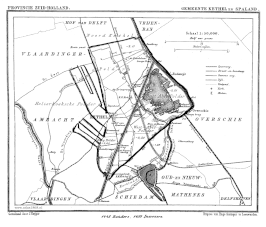 Kaart van Kethel en Spaland