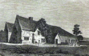 1803 sketch of Kington St. Michael Priory