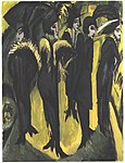 Ernst Ludwig Kirchners Fünf Frauen auf der Strasse, 1913
