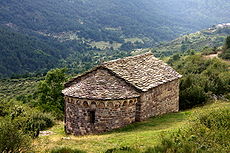 Setembre (2): Ermita de la Mare de Déu de Turbidé al municipi de les Paüls (Ribagorça, Franja de Ponent)
