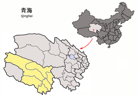 위수 티베트족 자치주 지도