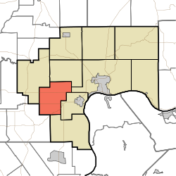 Location in Jefferson County